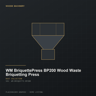 WM BriquettePress BP200 Wood Waste Briquetting Press - product view