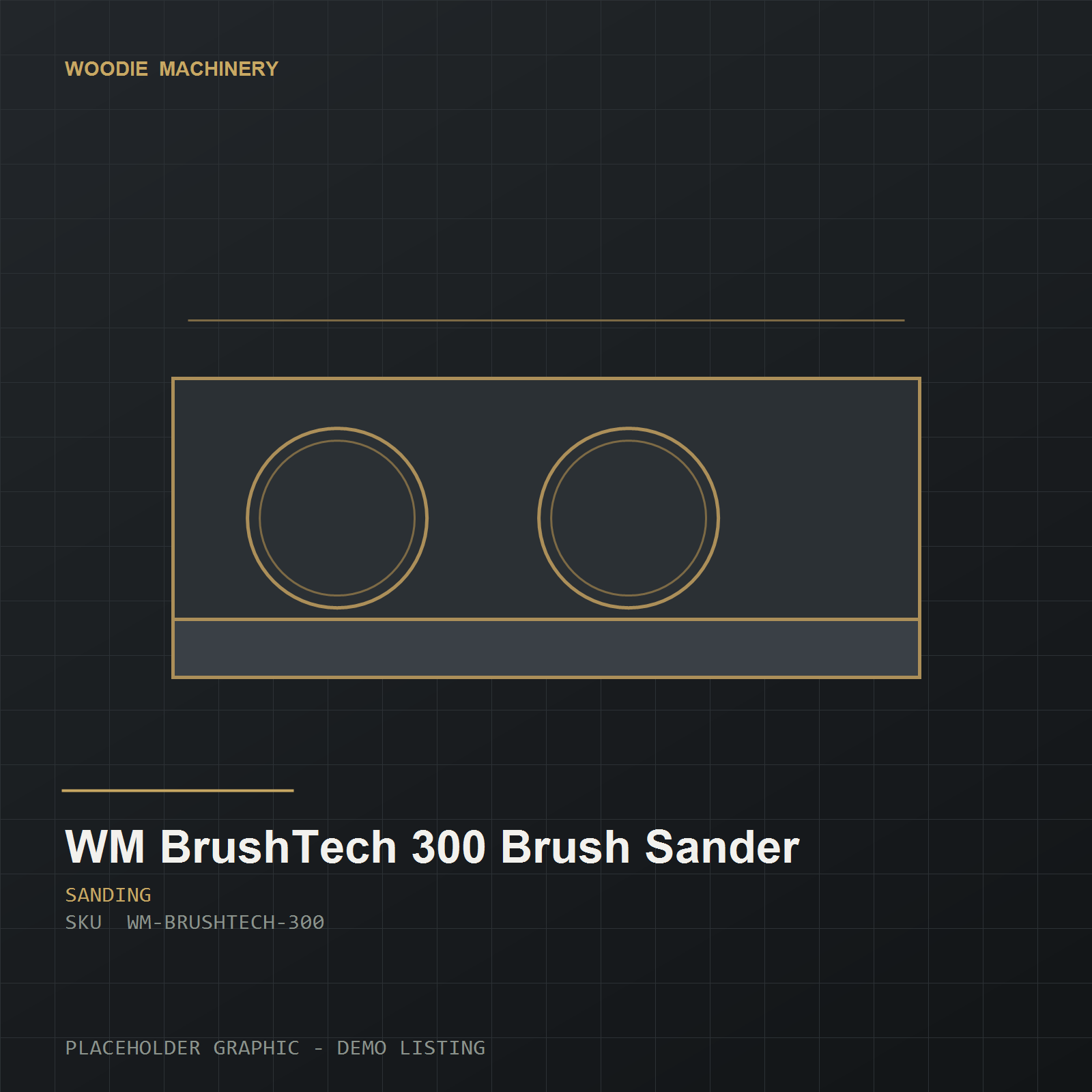 WM BrushTech 300 Brush Sander - product view