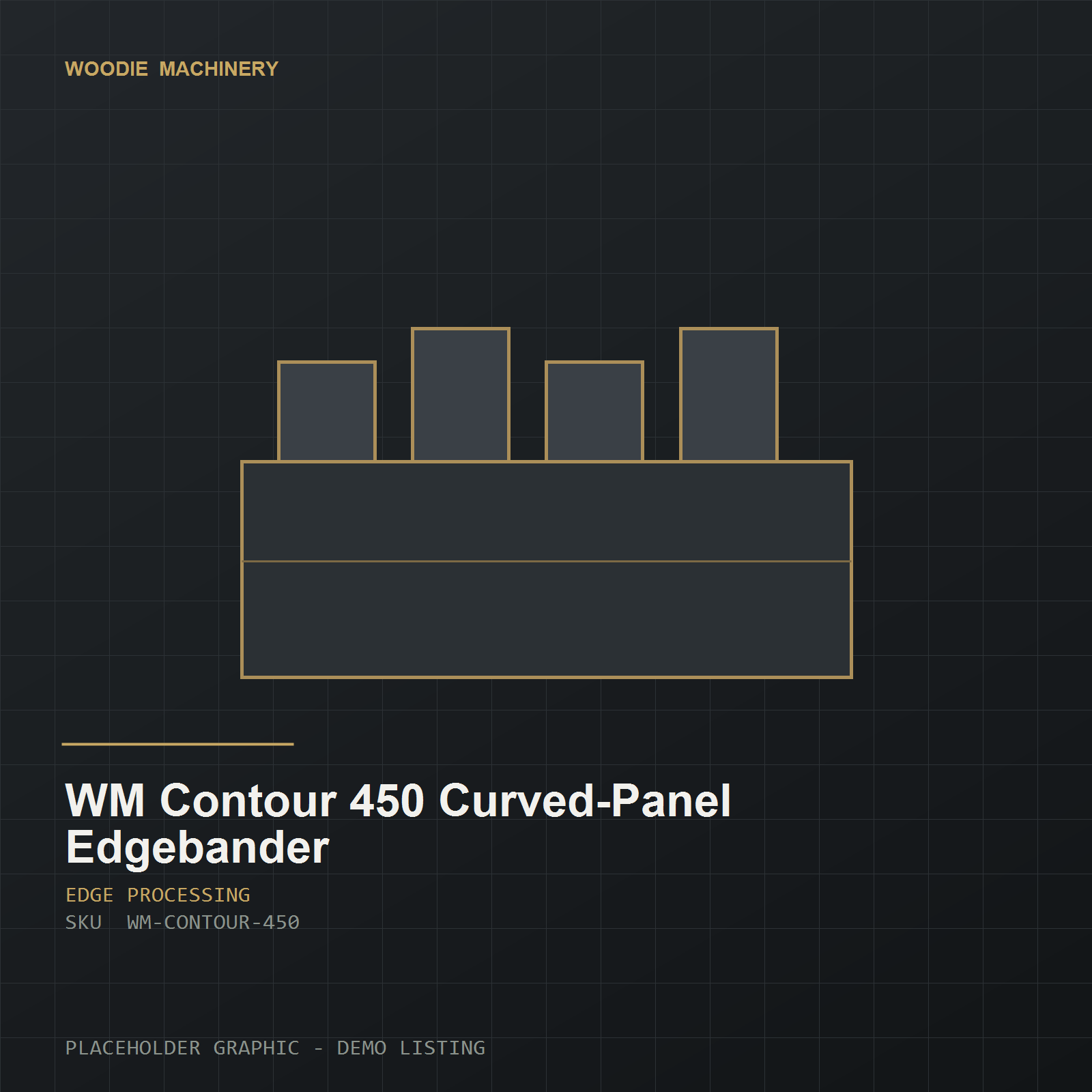 WM Contour 450 Curved-Panel Edgebander - product view