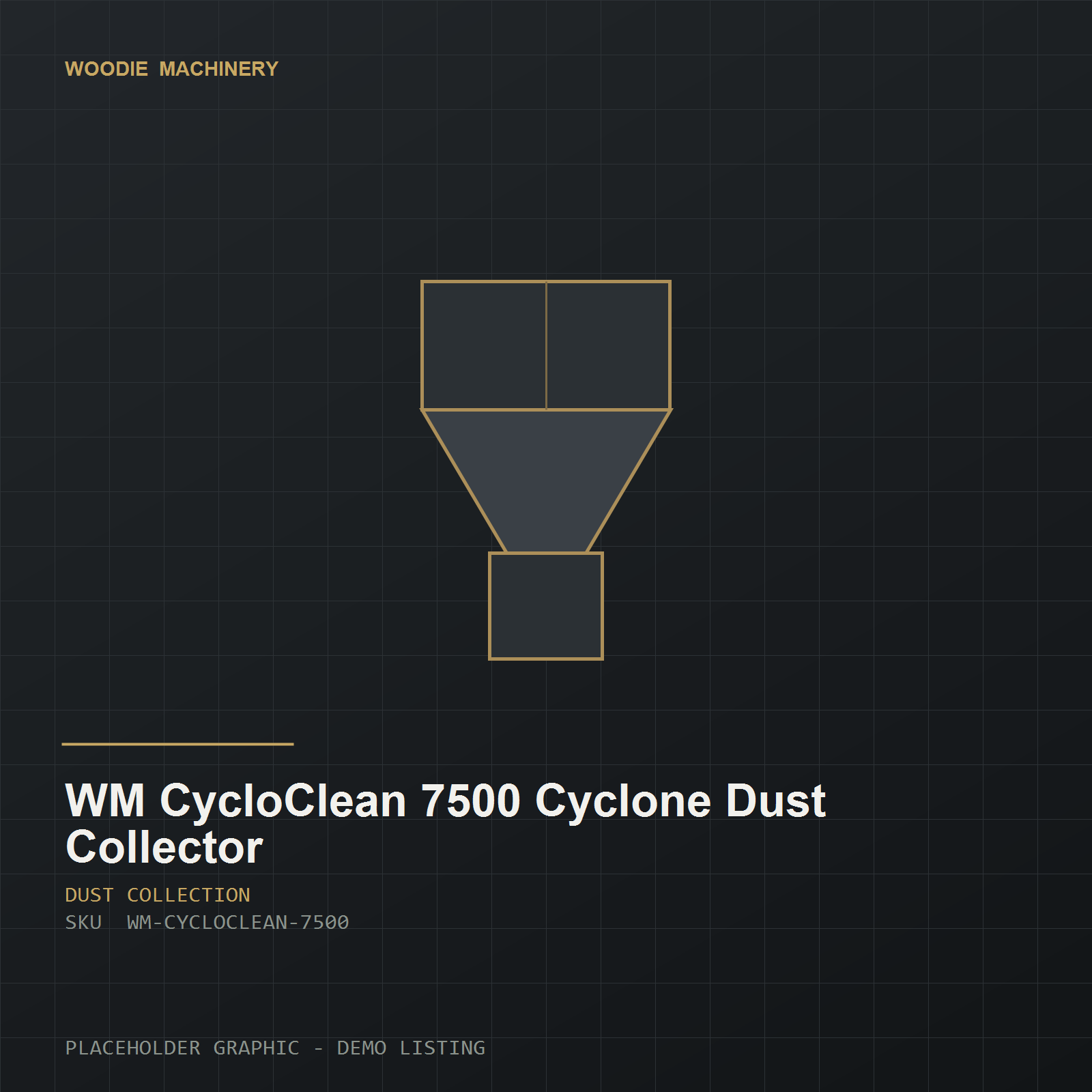 WM CycloClean 7500 Cyclone Dust Collector - product view