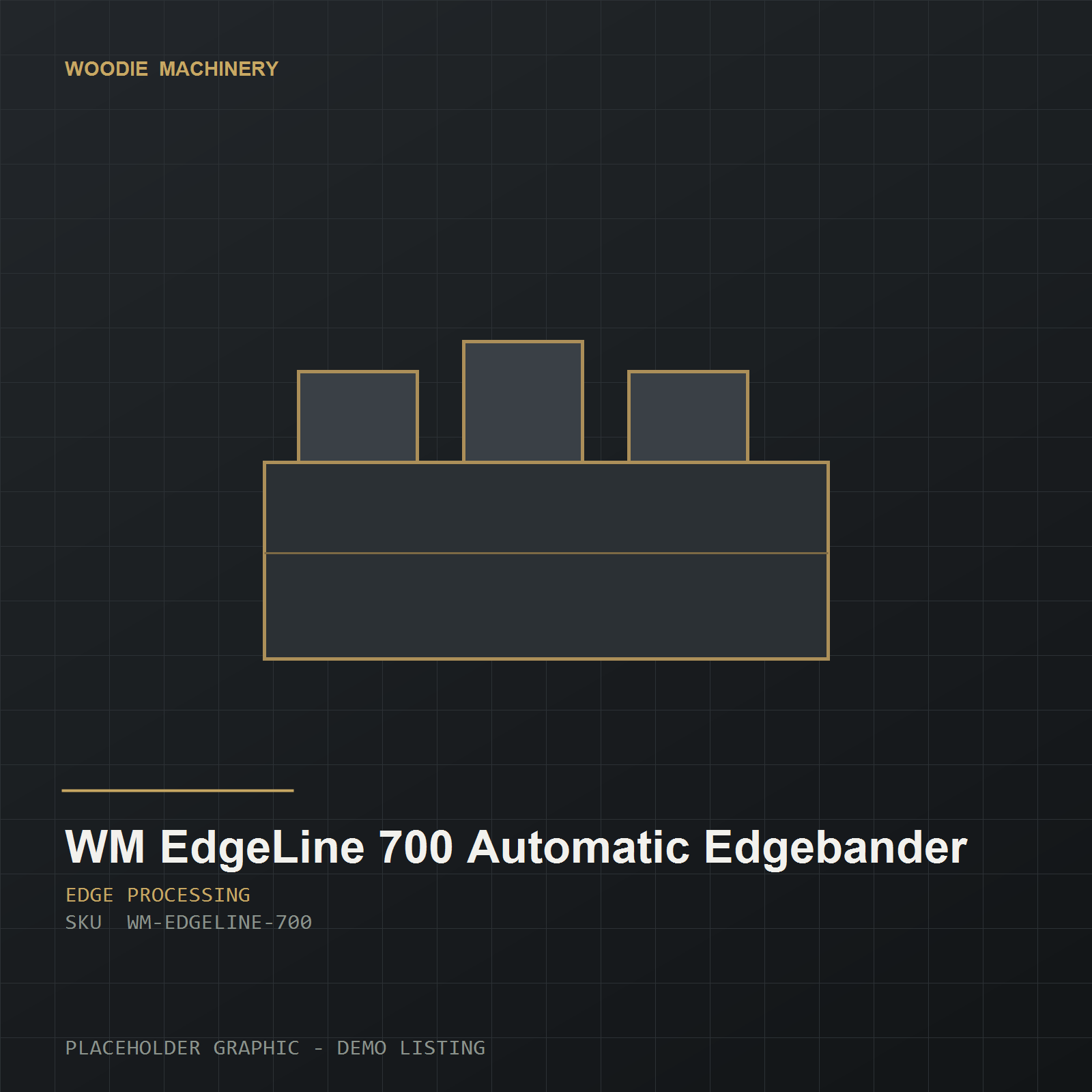 WM EdgeLine 700 Automatic Edgebander - product view