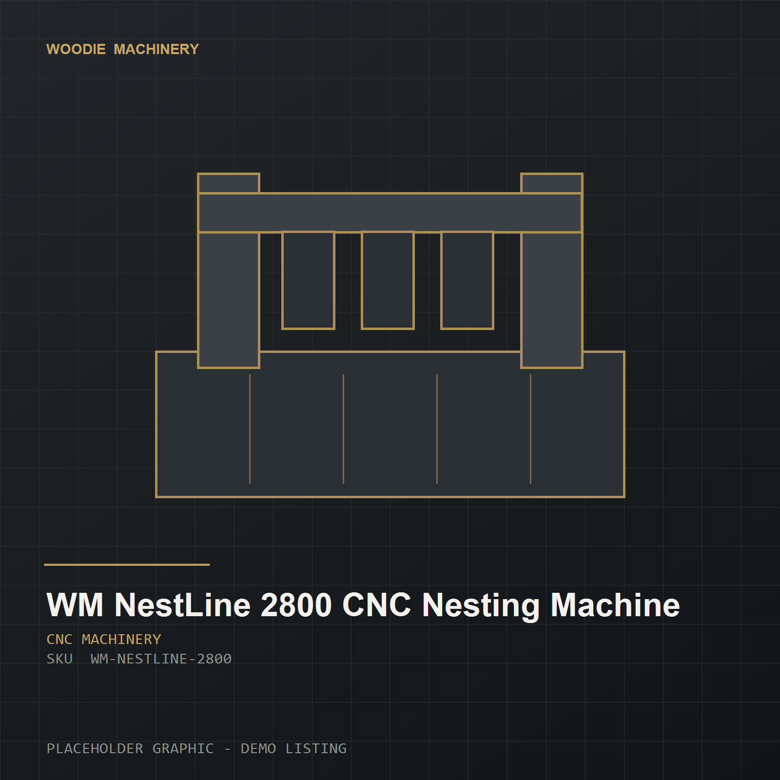 WM NestLine 2800 CNC Nesting Machine - product view