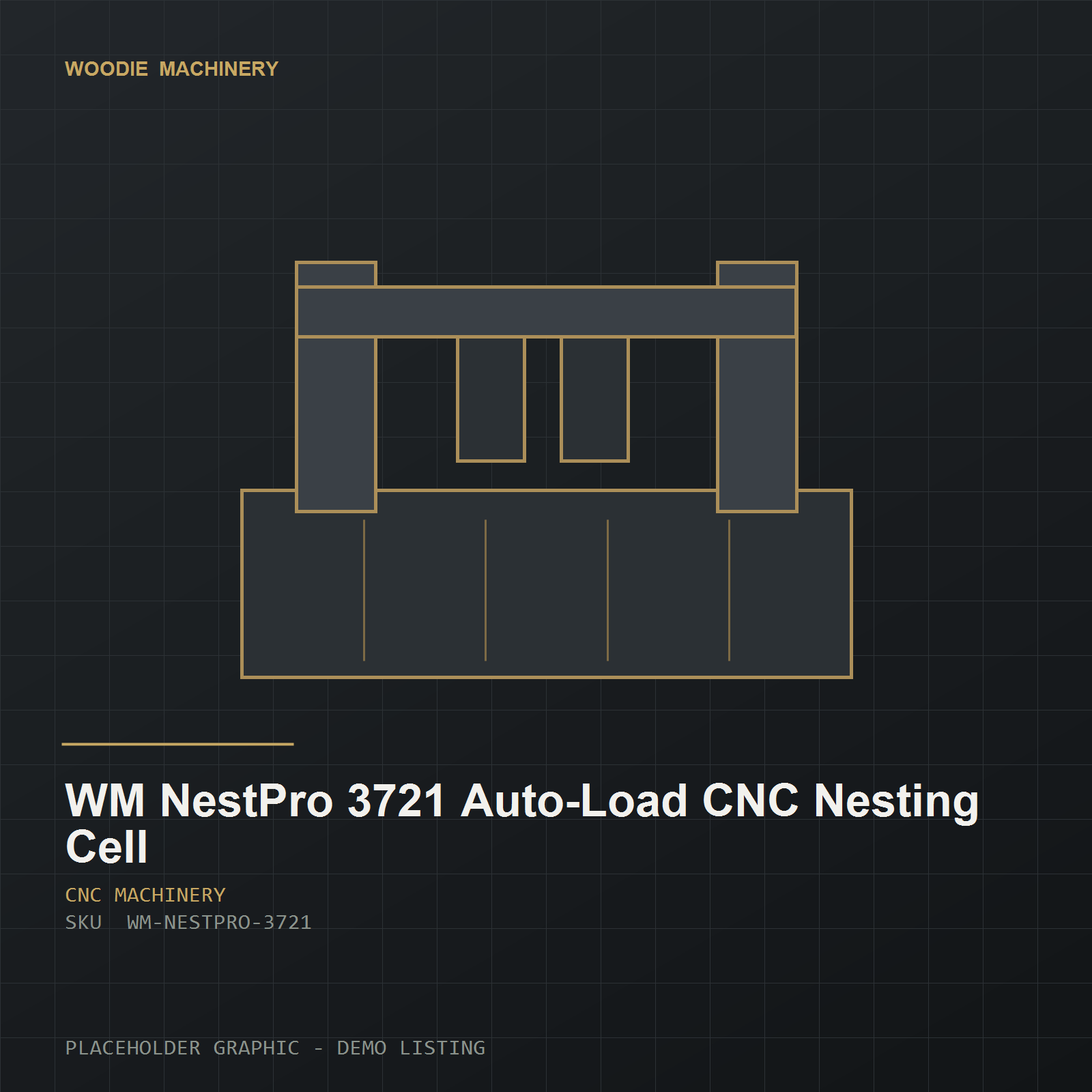 WM NestPro 3721 Auto-Load CNC Nesting Cell - product view