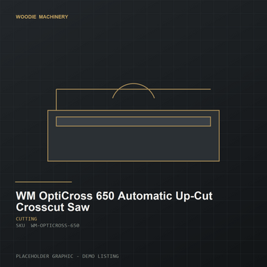 WM OptiCross 650 Automatic Up-Cut Crosscut Saw - product view