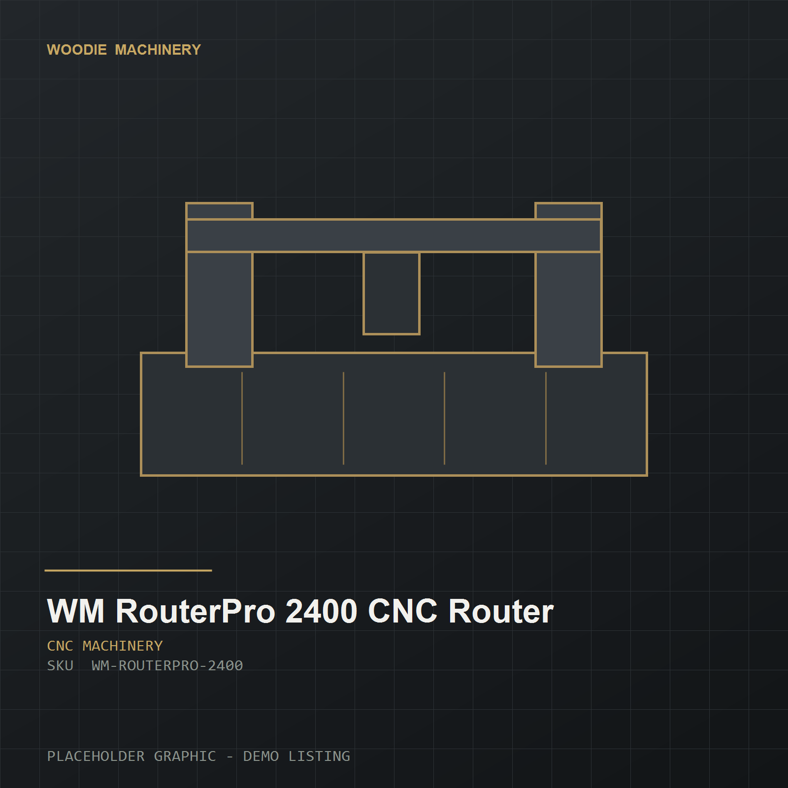 WM RouterPro 2400 CNC Router - product view